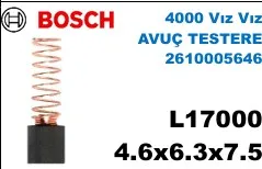4.6x6.3x7.5 L17000 4000 Vız Vız AVUÇ TESTERE 2610005646