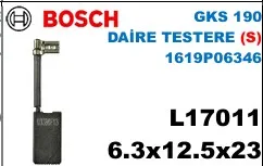 6.3x12.5x23 (S) L17011 GKS 190 DAİRE TESTERE (S) 1619P06346