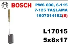 5x8x17 (S) L17015 PWS 600, 6-115 7-125 TAŞLAMA 1607014162(S) 