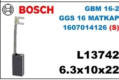 6.3x10x22 (S) L13742 GBM 16-2 GGS 16 MATKAP 1607014126 (S) 