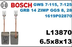 6.5x8x13 L13870 GWS 7-115, 7-125 GRB 14 ZIMP GGS 8, 28 1619P02870