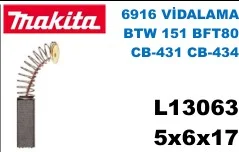 5x6x17 L13063 6916 VİDALAMA BTW 151 BFT80 CB-431 CB-434