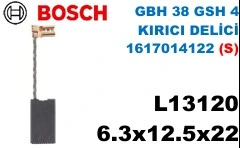 6.3x12.5x22 (s) L13120 GBH 38 GSH 4 KIRICI DELİCİ 1617014122 (S)