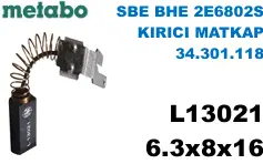 6.3x8x16 L13021 SBE BHE 2E6802S KIRICI MATKAP 34.301.118 