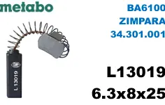 6.3x8x25 L13019  BA6100 ZIMPARA 34.301.001