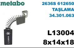 8x14x18 L13004 2636S 612650 TAŞLAMA  34.301.063 