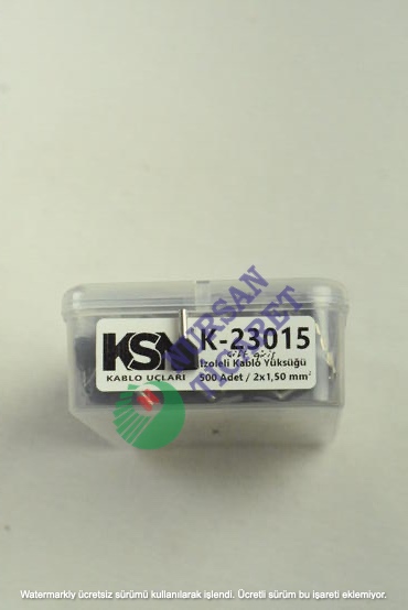 NRS 498 K 23015 (2,0X1,50) ÇİFT GİRİŞ İZOLELİ KABLO YÜZÜĞÜ 500 ADET 