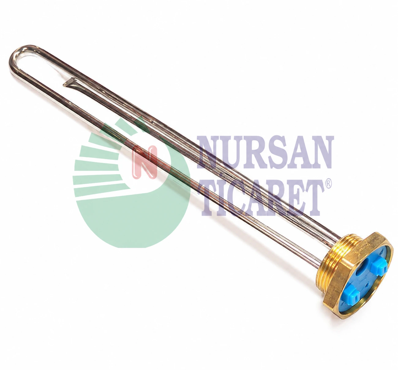 1-1/4 İNÇ Krom  Güneş Enerji  Rezistansı 220 V 8,5 Ø Cr-Ni 2000W (30CM) / 2000W (35CM) / 2000W (40CM) / 3000W (60CM) / 3000W (90CM)