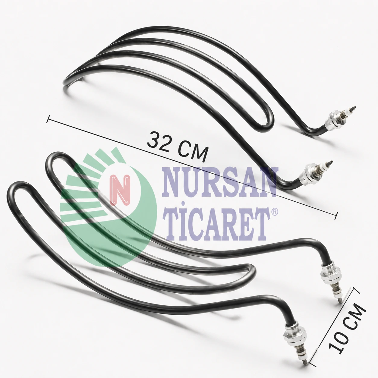  Döner Ocak Rezistansı 1500 W 220 V 8,5 Ø Cr-Ni 1500 W 220 V / 1500 W 380 V