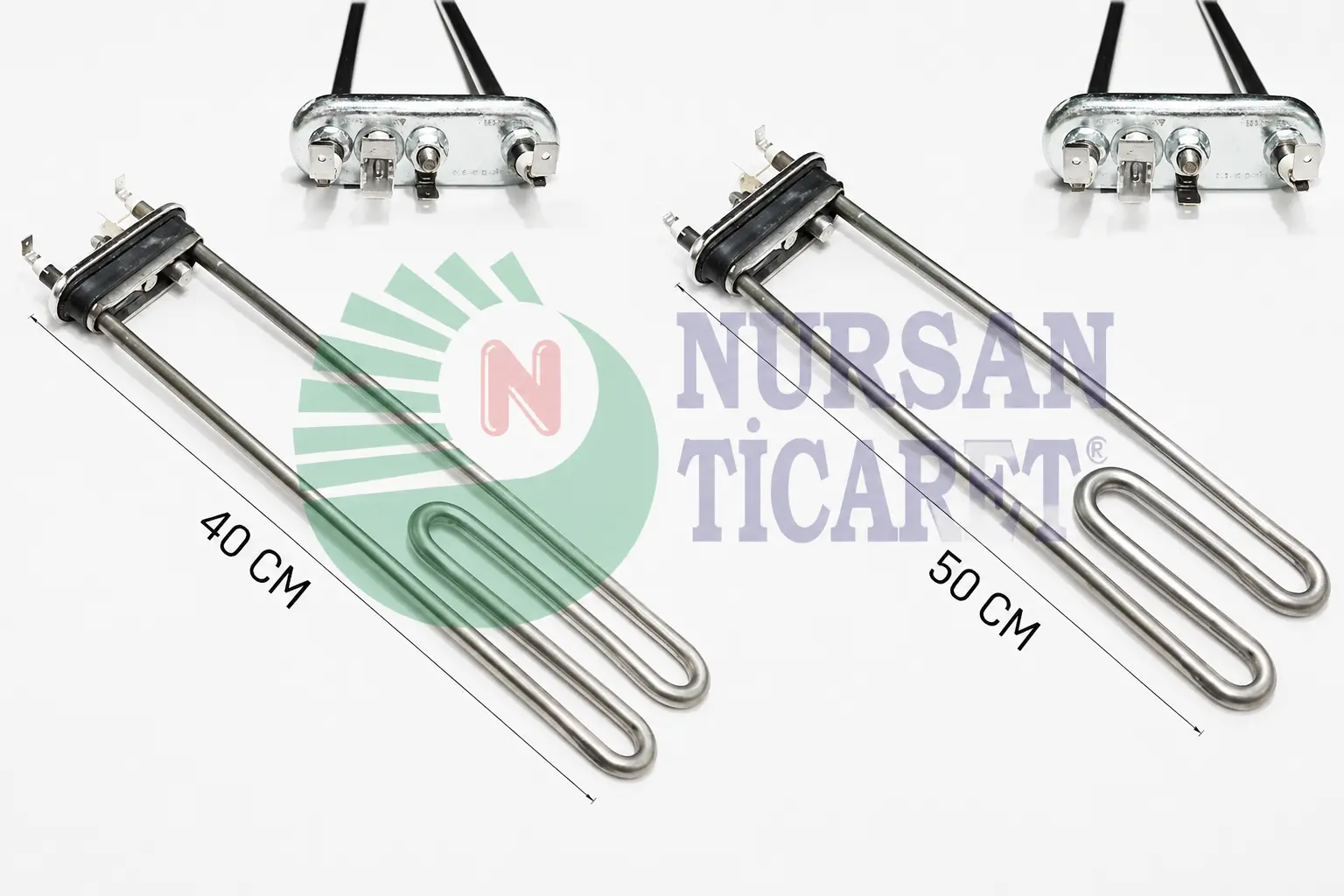 ÇAMAŞIR MAKİNASI REZİSTANSI 220V 8,5Q CR-Nİ 4000 W (40 CM) / 5000 W (50 CM)