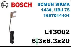 6.3x6.3x20  L13002 Somun sıkma  1430 ubj75