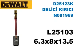 6.3x8x13.5 L25103 D25123K DELİCİ KIRICI N081989 