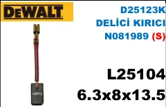 6.3x8x13.5 (S) L25104 D25123K DELİCİ KIRICI N081989 (S) 